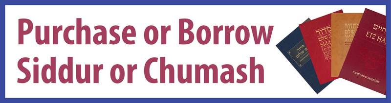 Buy Chumash, Siddur or Machzor