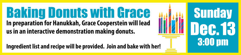 Banner Image for Baking Donuts with Grace