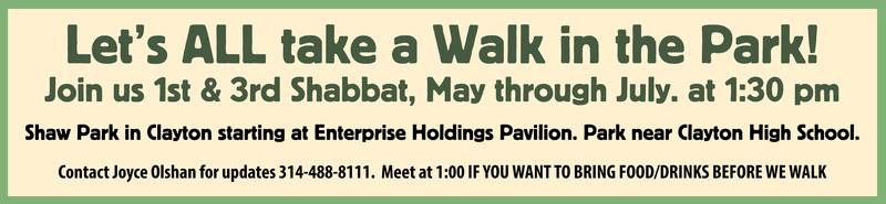 Banner Image for Walk in the Park- Shaw Park in Clayton