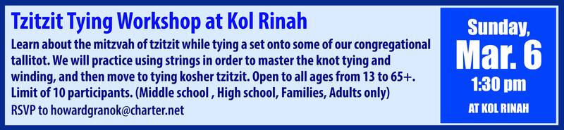 Banner Image for Tzitzit Tying Workshop