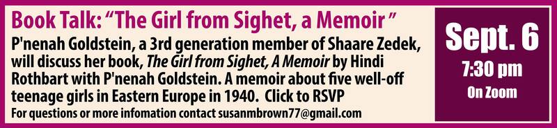 Banner Image for The Girl from Sighet, a Memoir