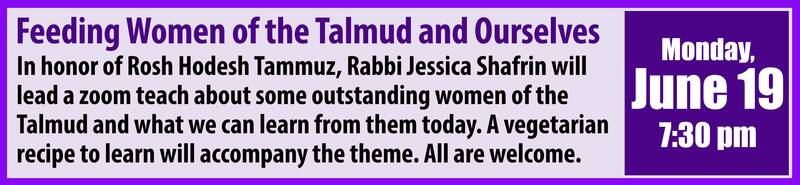 Banner Image for Feeding Women of the Talmud and Ourselves